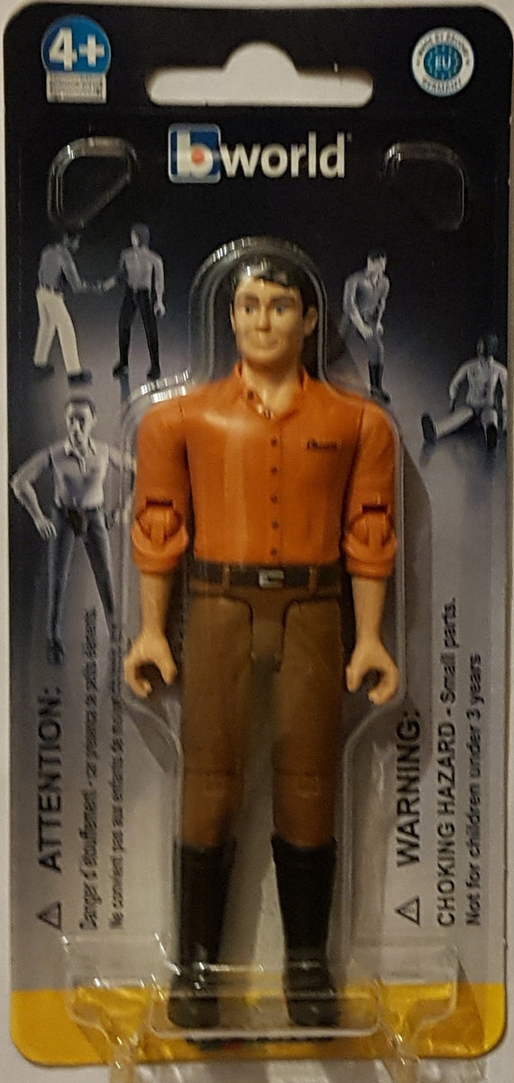 Figurine modèle accessoire figurine Bruder Man peau claire jean enfants  enfants