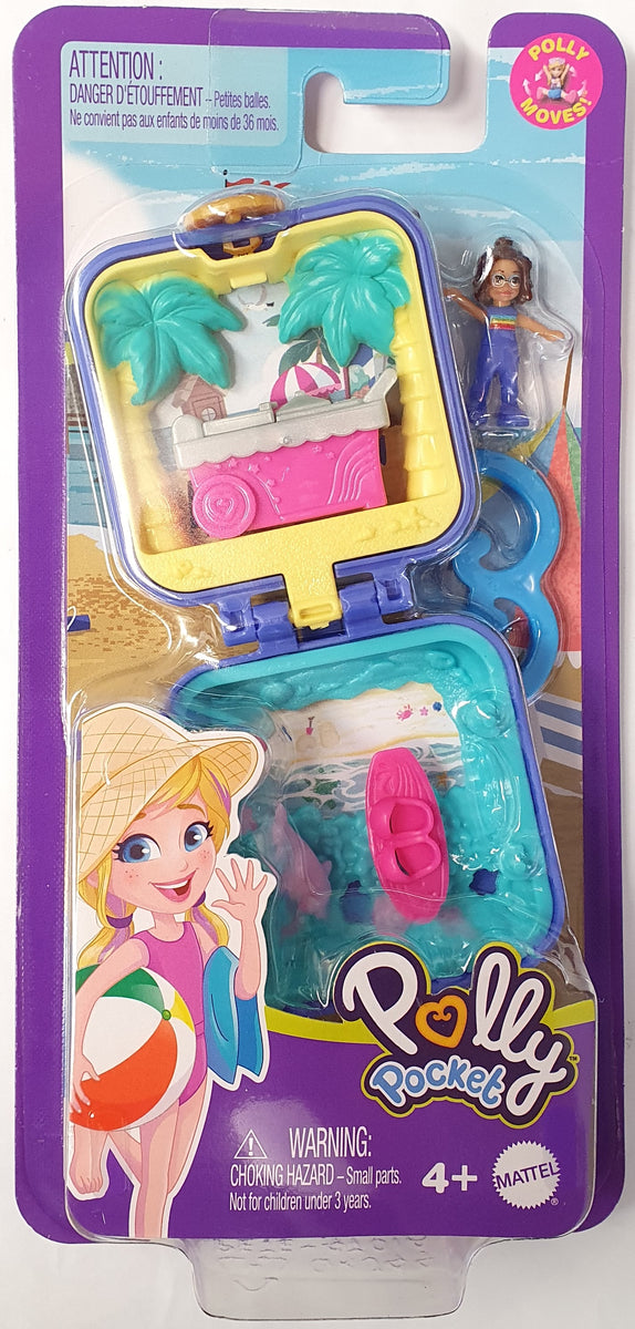 Polly Pocket HGT15 - Kunst-Atelier Spielset, Schatulle mit Micro Shani-Puppe und Freundin, inklusive Pinsel und 12 weitere Zubehör-Teilen und Trage-Riemen, Spielzeug für Kinder ab 4 Jahren Polly Pocket HGT15 - Kunst-Atelier Spielset, Schatulle mit Micro Shani-Puppe und Freundin, inklusive Pinsel und 12 weitere Zubehör-Teilen und Trage-Riemen, Spielzeug für Kinder ab 4 Jahren