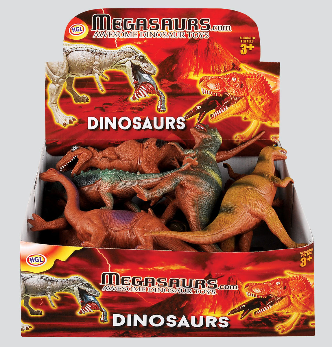 Megasaurs Hard Dinosaur Medium 8 Inch