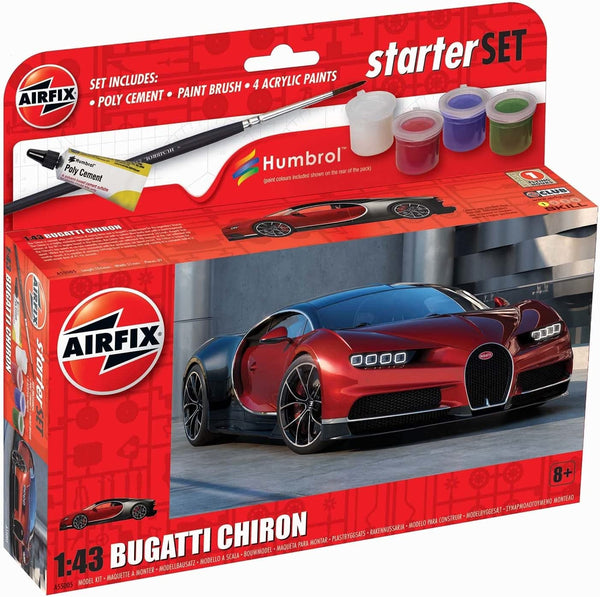 Airfix Medium Starter Set - Bugatti Chiron
