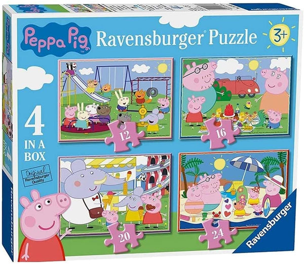 Ravensburger 06958 Peppa Pig 4 in a Box Puzzle