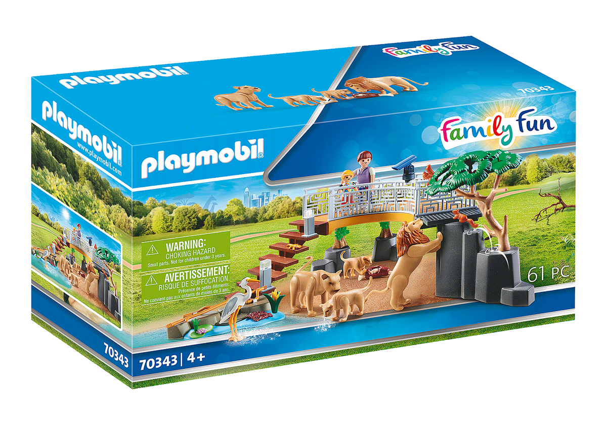 Playmobil Family Fun Lions in the Outdoor Enclosure - 71192