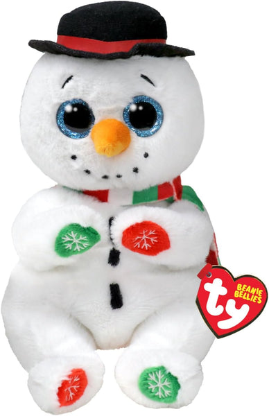 TY Weatherby Snowman - Beanie Bellies - Small