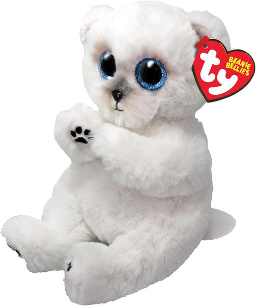TY Wuzzy Polar Bear - Beanie Bellies