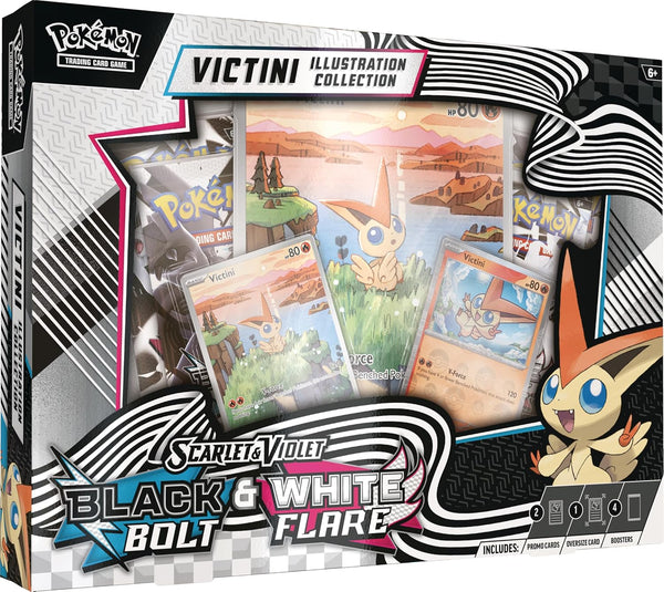 Pokémon Scarlet & Violet Black Bolt & White Flare - Victini Illustration Collection