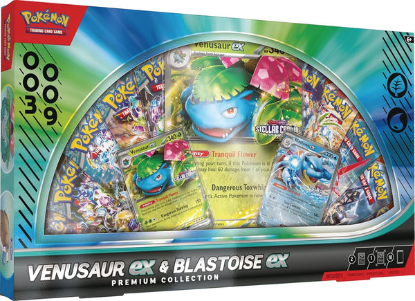 Pokémon Venusaur ex & Blastoise Ex Premium Collection