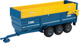 Britains 1:32 Kane Tri-Axle Halfpipe Silage Trailer