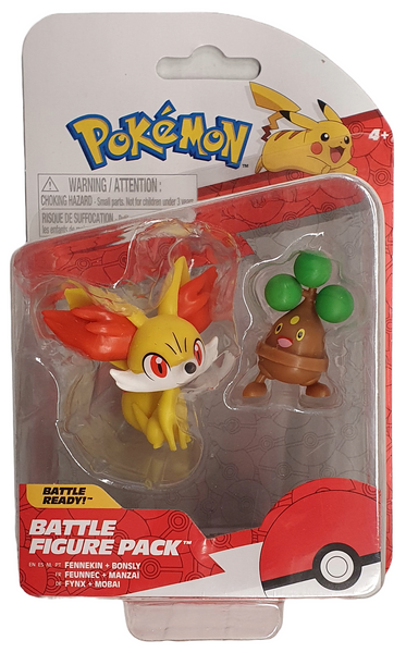 Pokemon - Battle Figure - Fennekin and Bonsly