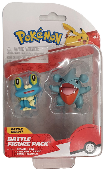 Pokemon - Battle Figure - Froakie and Gible