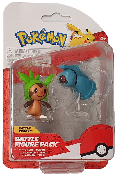 Pokemon - Battle Figure - Chespin and Beldum