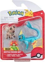 Pokemon - Battle Figure Set - Vaporeon, Rockruffand Bellossom