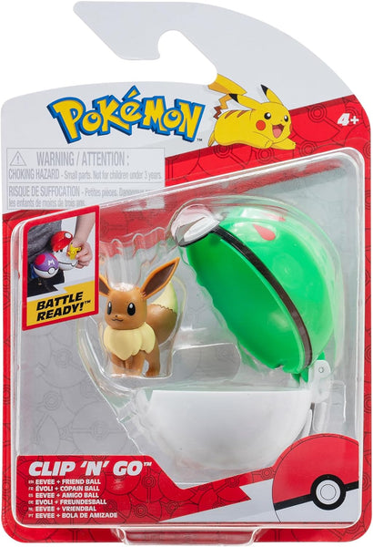 Pokemon - Clip n Go - Eevee and Friend Ball Pokeball