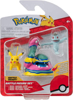 Pokemon - Battle Figure Set - Pikachu, Alolan Muk and Machop