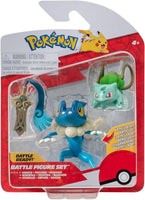 Pokemon - Battle Figure Set - Honedge, Frogadier and Bulbasaur