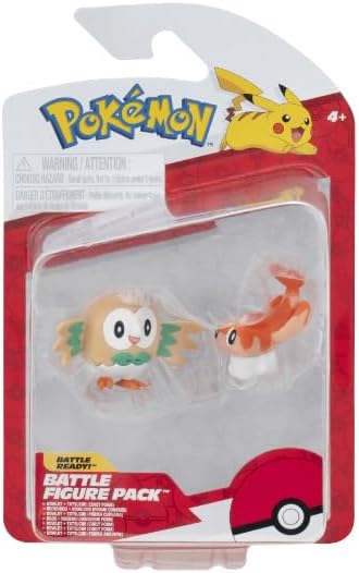 Pokemon - Battle Figure - Rowlet & Tatsugiri