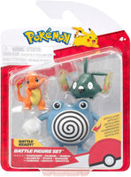 Pokemon - Battle Figure Pack - Charmander, Poliwhirl & Trubbish