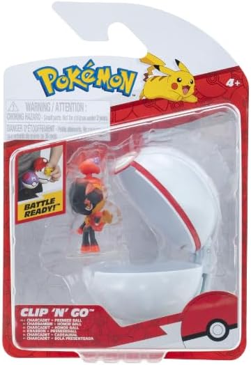 Pokemon - Clip n Go -Charcadet & Premier Pokeball