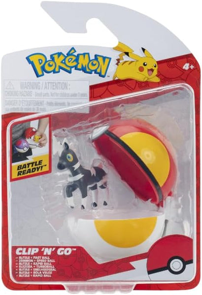 Pokemon - Clip n Go - Blitzle & Fast Pokeball