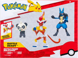 Pokemon - Battle Figure 3 Pack - Pancham and Lucario and Infernape Battle Figures
