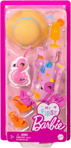 Barbie Fashion Accessories MM56 - Pink Swimsuit and Summer Hat