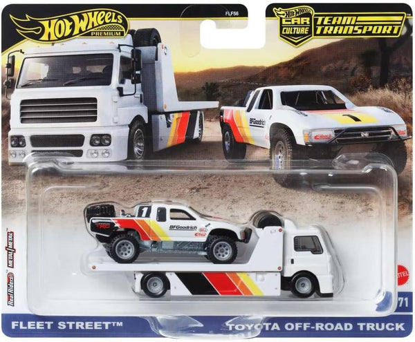 Hot Wheels Car Culture - Team Transport - # 71 Fleet Street Toyota Off Road Truck