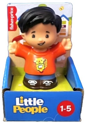Fisher Price - Little People Figure - Boy In Orange Top