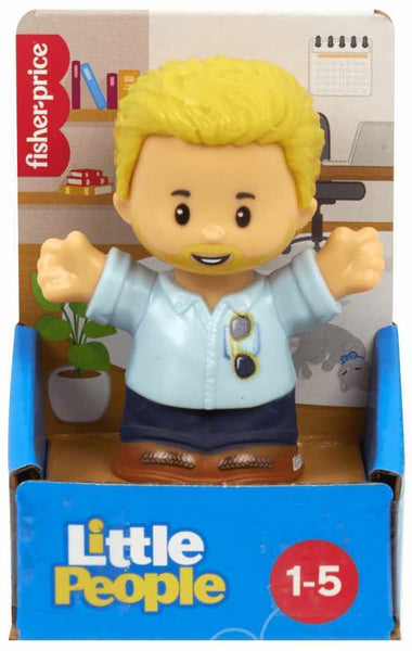 Fisher Price - Little People Figure - Man In Blue Shirt