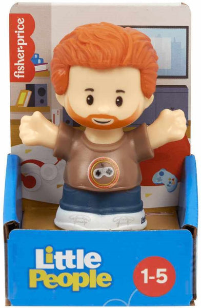 Fisher Price - Little People Figure - Man In Brown T-Shirt