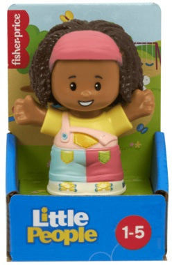 Fisher Price - Little People Figure - Girl In Dungarees
