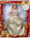 Barbie JBH95 Barbie Collectors 2025 Gold Holiday Doll with Evening Gown