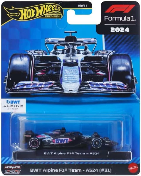 Hot Wheels - Premium 2024 Formula 1 - BWT Alpine F1 Team - A524 (#31)