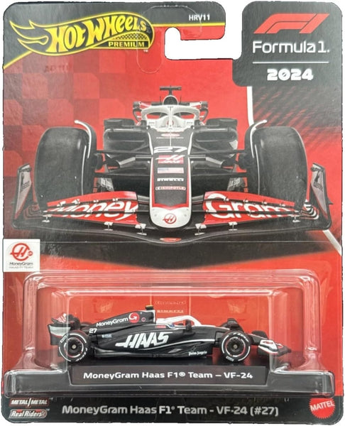 Hot Wheels - Premium 2024 Formula 1 - MoneyGram Haas F1 Team - VF-24 (#27)