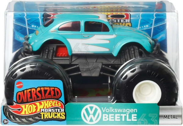 Monster Jam Official Monster Truck - Die-Cast Vehicle - 1:24 Scale - Volkswagen Beetle