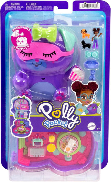 Polly Pocket JCR38 Sleepover Puppy Compact Play Set
