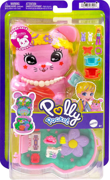 Polly Pocket JCR40 Pocket Tea Party Bunny Compact Play Set
