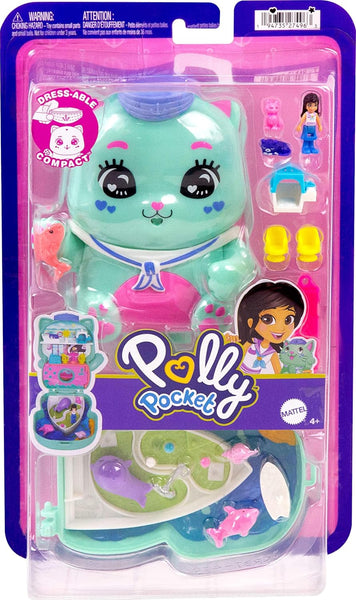 Polly Pocket JCR37 Set Sail Kitty Compact Play Set