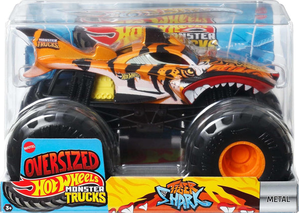Monster Jam Official Monster Truck - Die-Cast Vehicle - 1:24 Scale - Tiger Shark