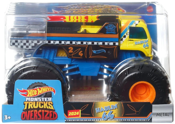 Monster Jam Official Monster Truck - Die-Cast Vehicle - 1:24 Scale - Haulin' 64