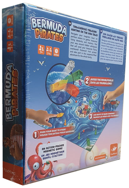 Bermuda Pirates – Magnetisches Familienspiel Mit 3D-Schiffen Für 2–4 Spieler Ab 7 Jahren, Voller Überraschungen Und Geschicklichkeit Bermuda Pirates – Magnetisches Familienspiel Mit 3D-Schiffen Für 2–4 Spieler Ab 7 Jahren, Voller Überraschungen Und Geschicklichkeit