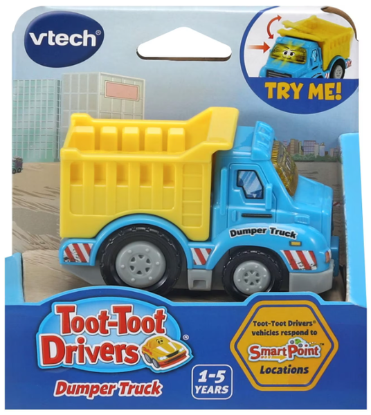 VTech - Toot Toot Driver Vehicle: Blue Dumper Truck