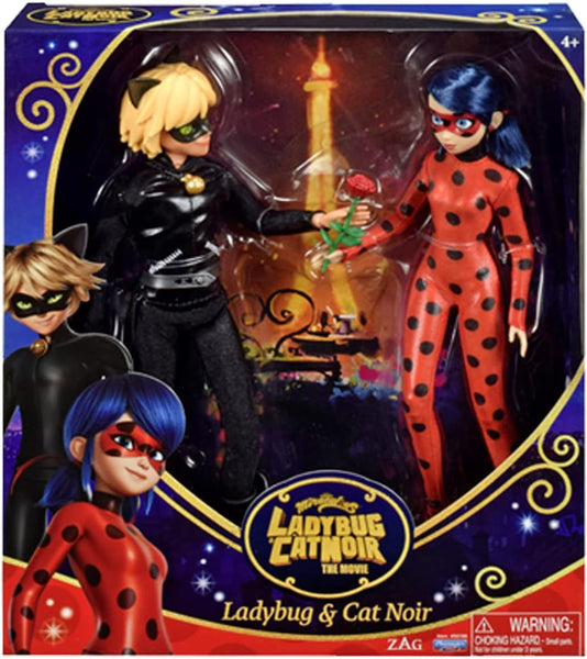 Miraculous The Movie - Ladybug and Cat Noir - 2 Pack