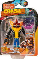 Crash Bandicoot Biker Crash Action Figures With Akano Mask