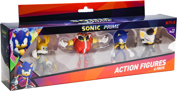 Sonic Prime Action Figures - 4 Pack