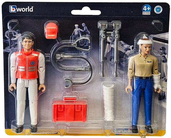 Bruder 62710 Emergency Services Figure and Accessory Set