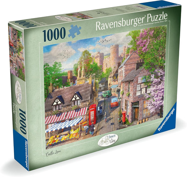 Ravensburger 12001457 Down the Lane No.5 Castle Lane 1000p Puzzle