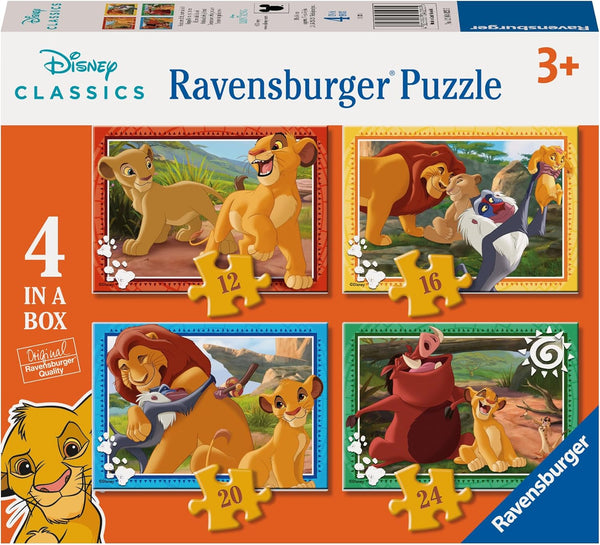 Ravensburger 12004025 Disney Lion King 4 in a Box Puzzle