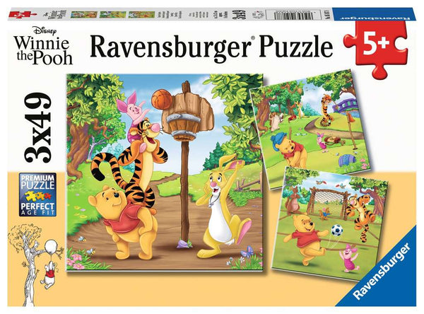 Ravensburger 05187 Winnie The Pooh Sports Day 3X49p Puzzle