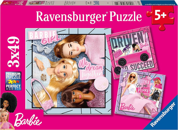 Ravensburger Barbie 3X49p Puzzle