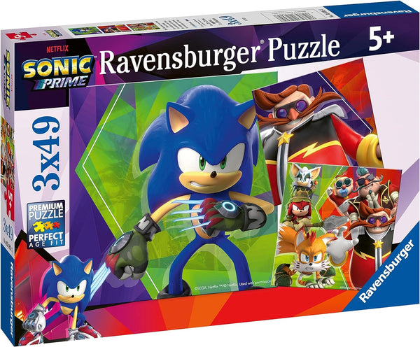 Ravensburger 05695 Sonic The Hedgehog 3X49p Puzzle