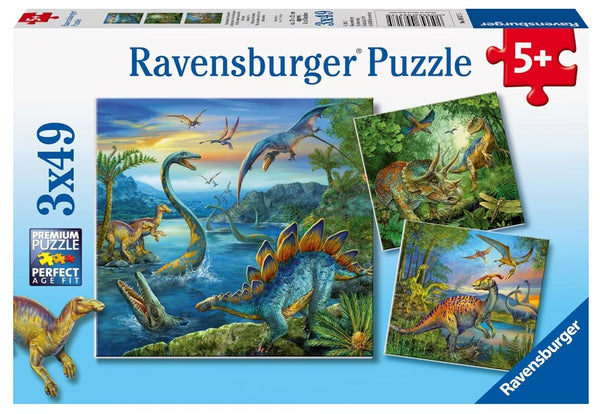 Ravensburger 09317 Dino Fascination 3X49p Puzzle